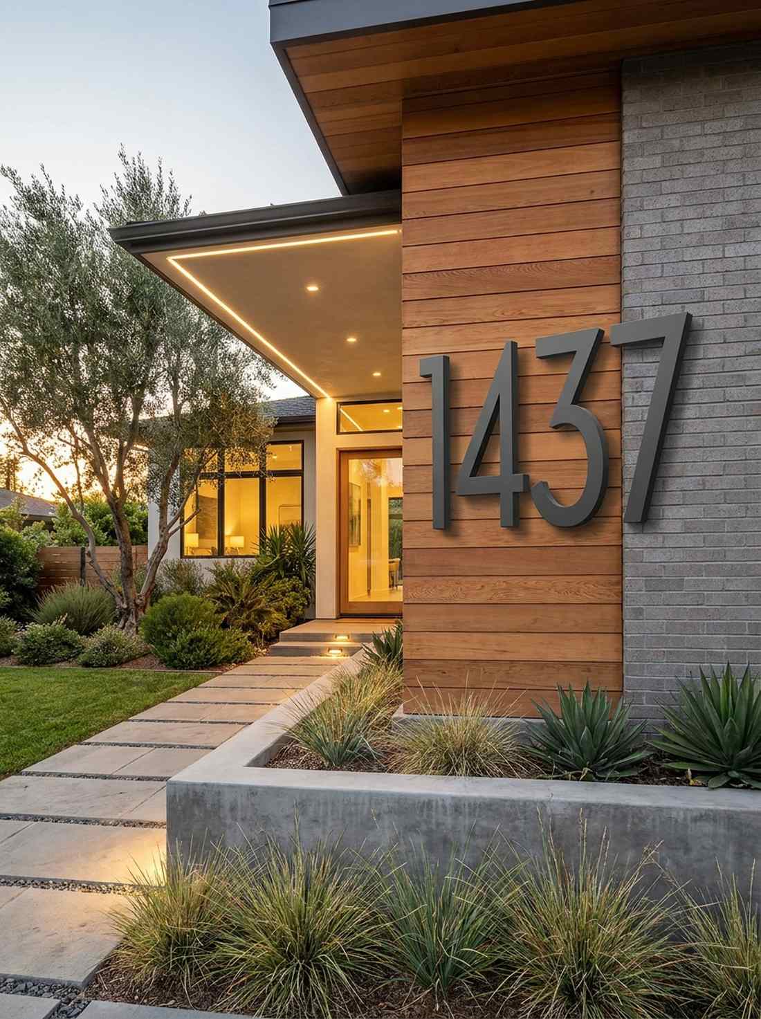 statement house numbers