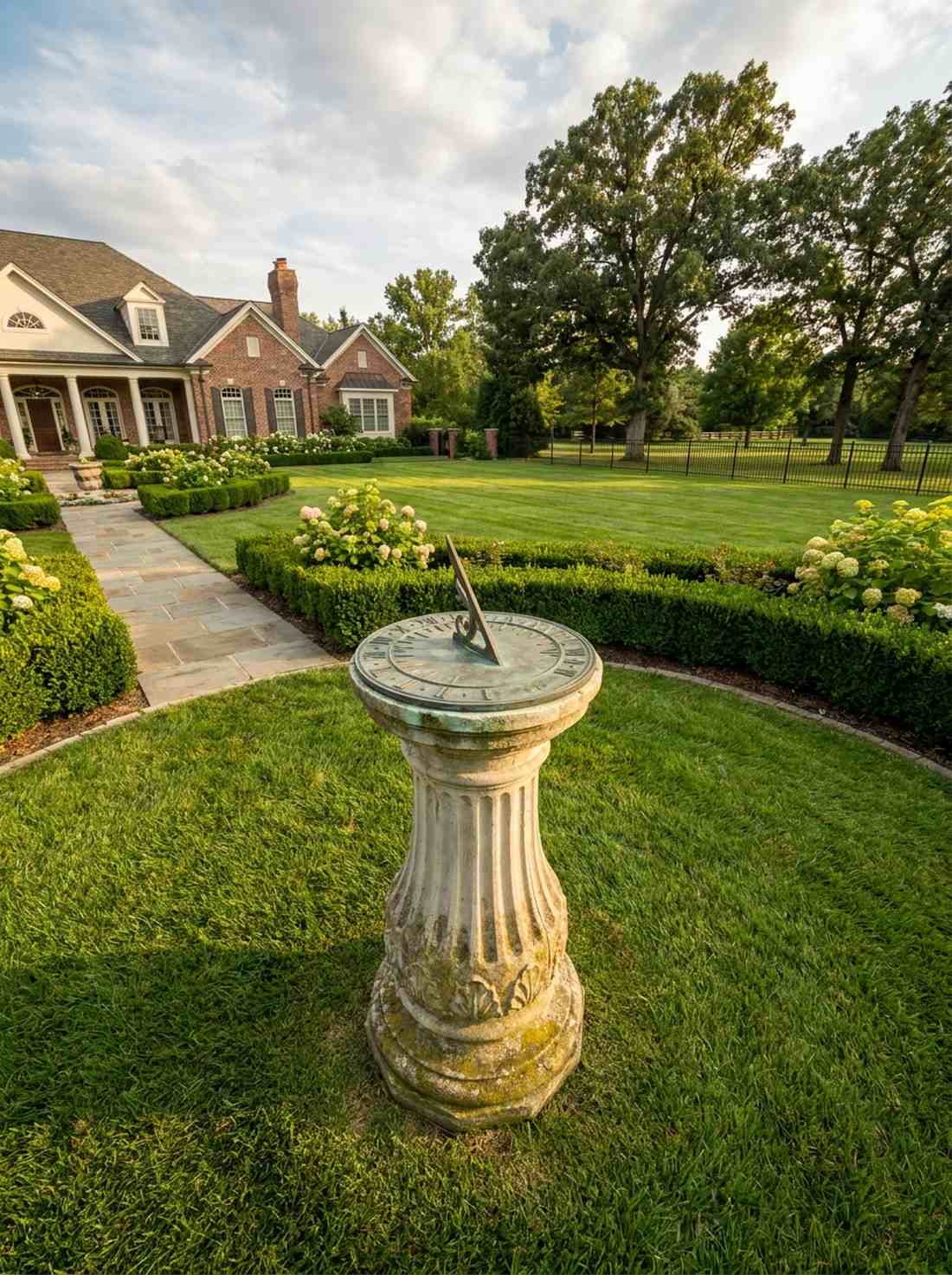 bronze sundial pedestals