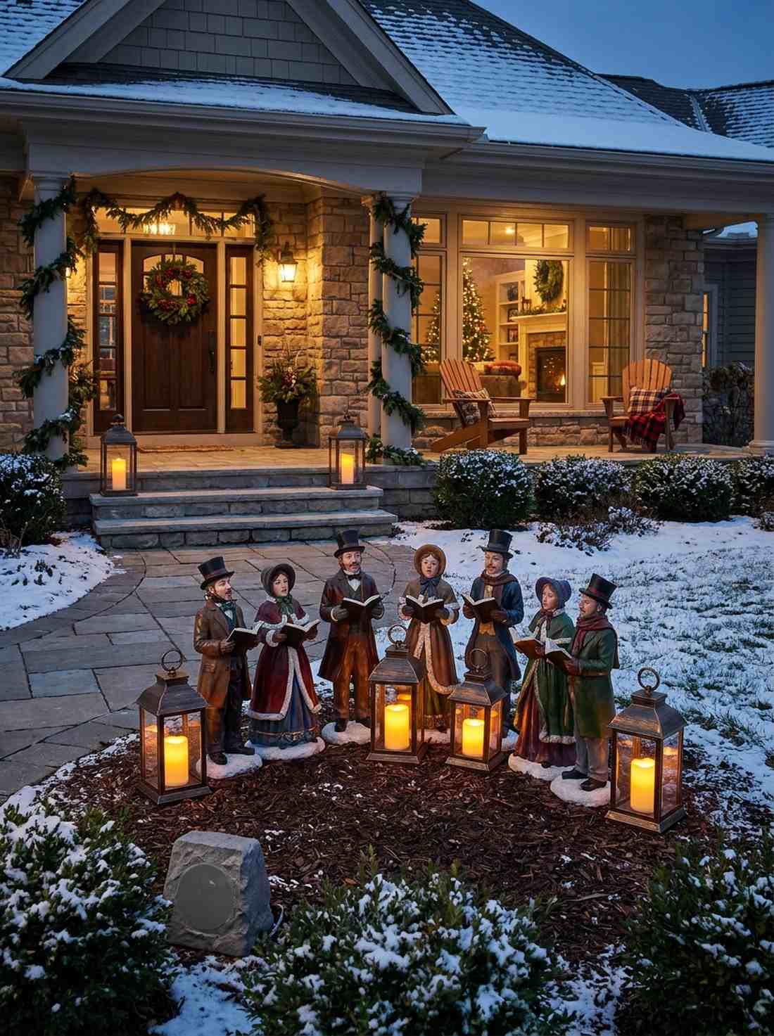caroler figure groupings