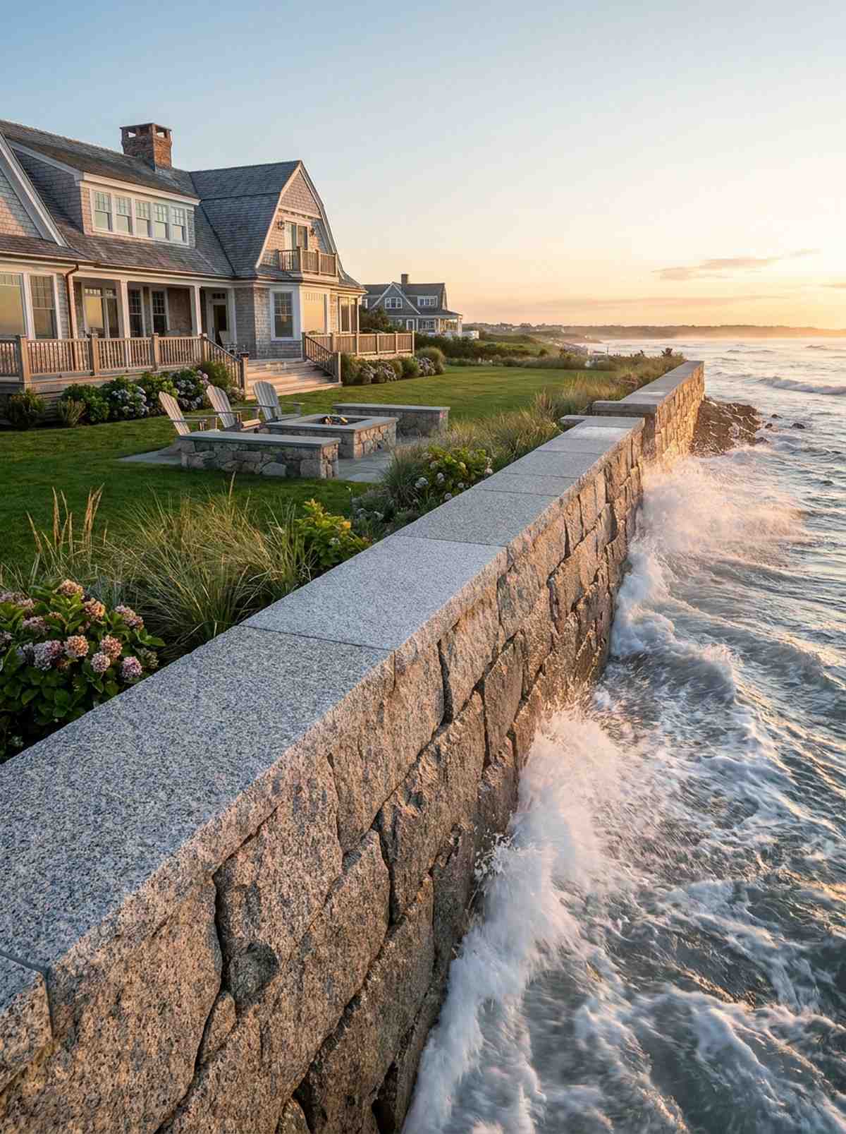 saratoga granite coastal wall