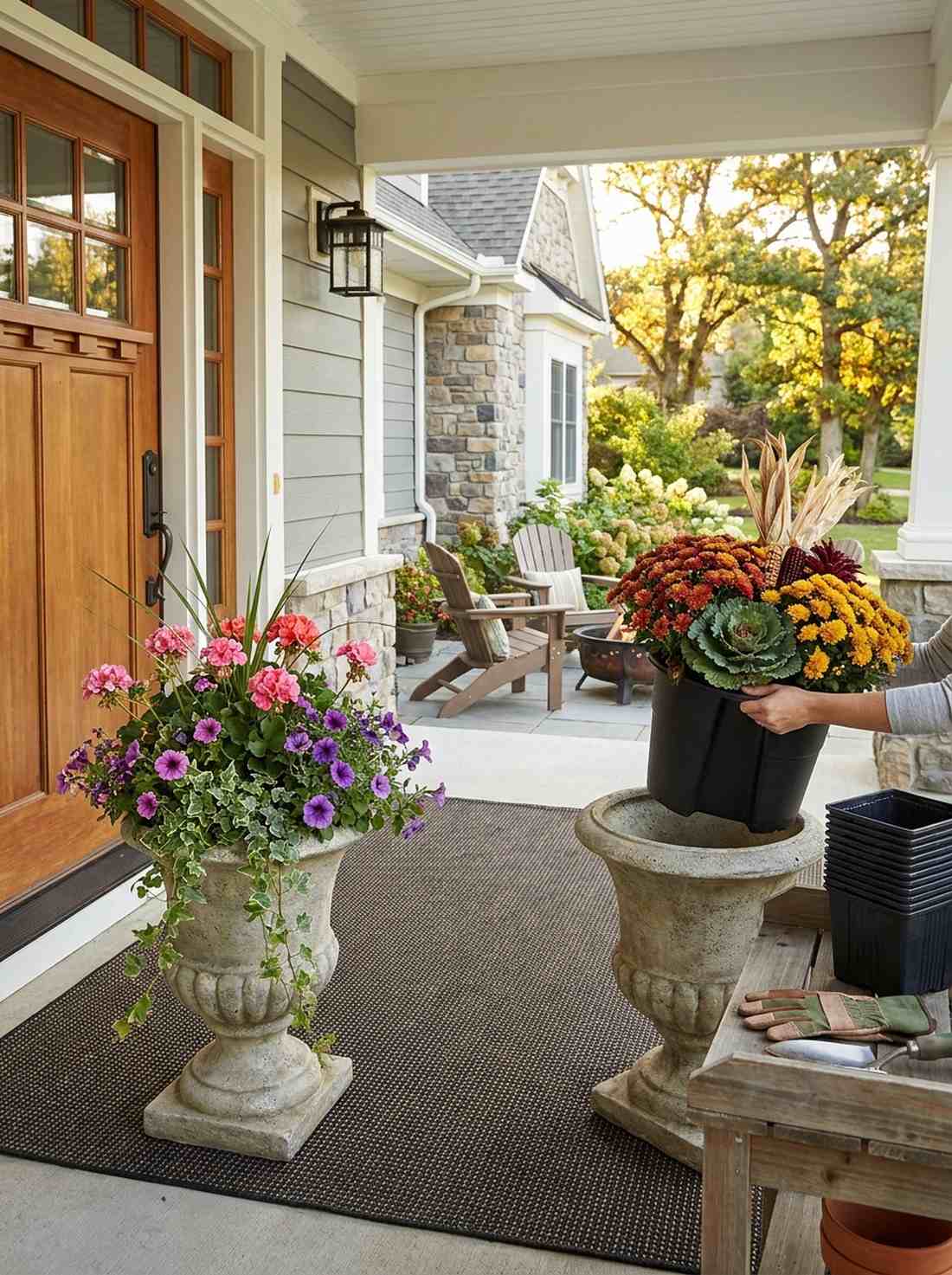 seasonal container rotation