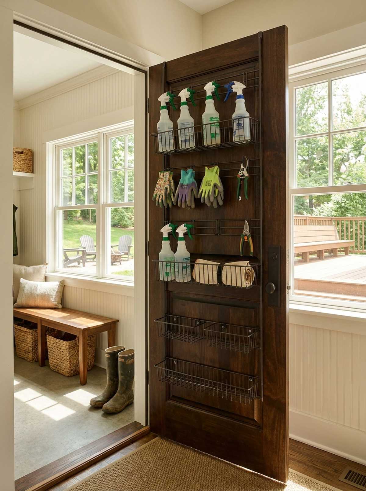 door mounted organizers