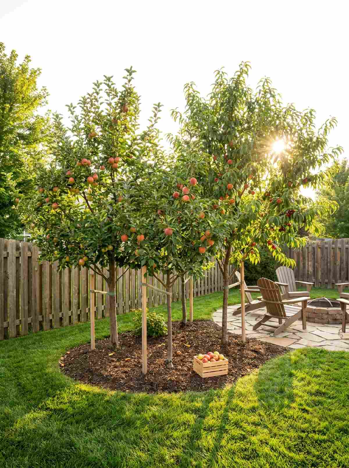 dwarf fruit tree groupings