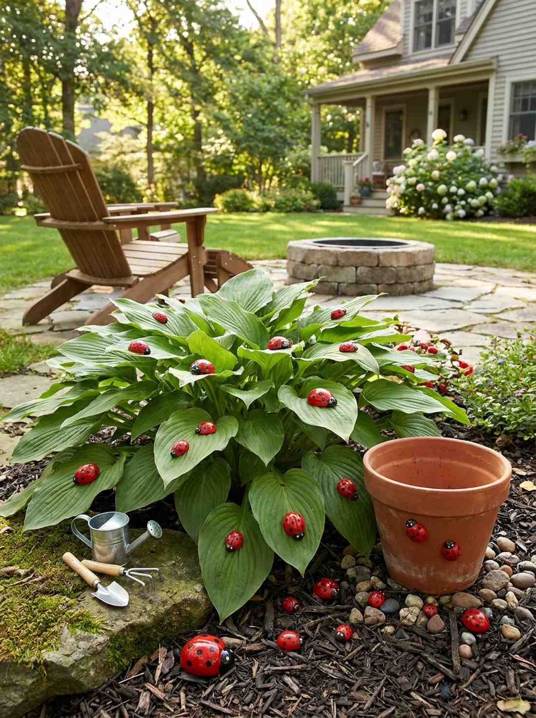 ladybug family ground cover
