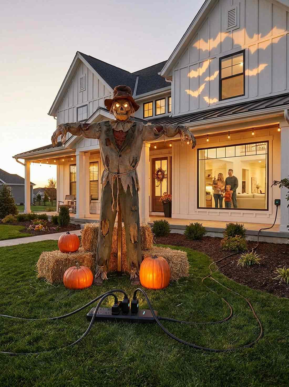 low maintenance halloween garden for busy hosts