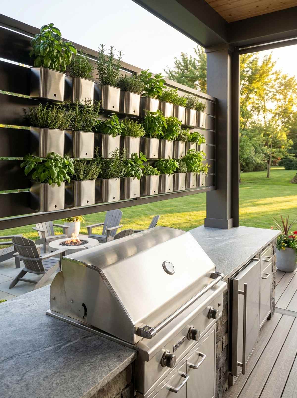magnetic herb planters