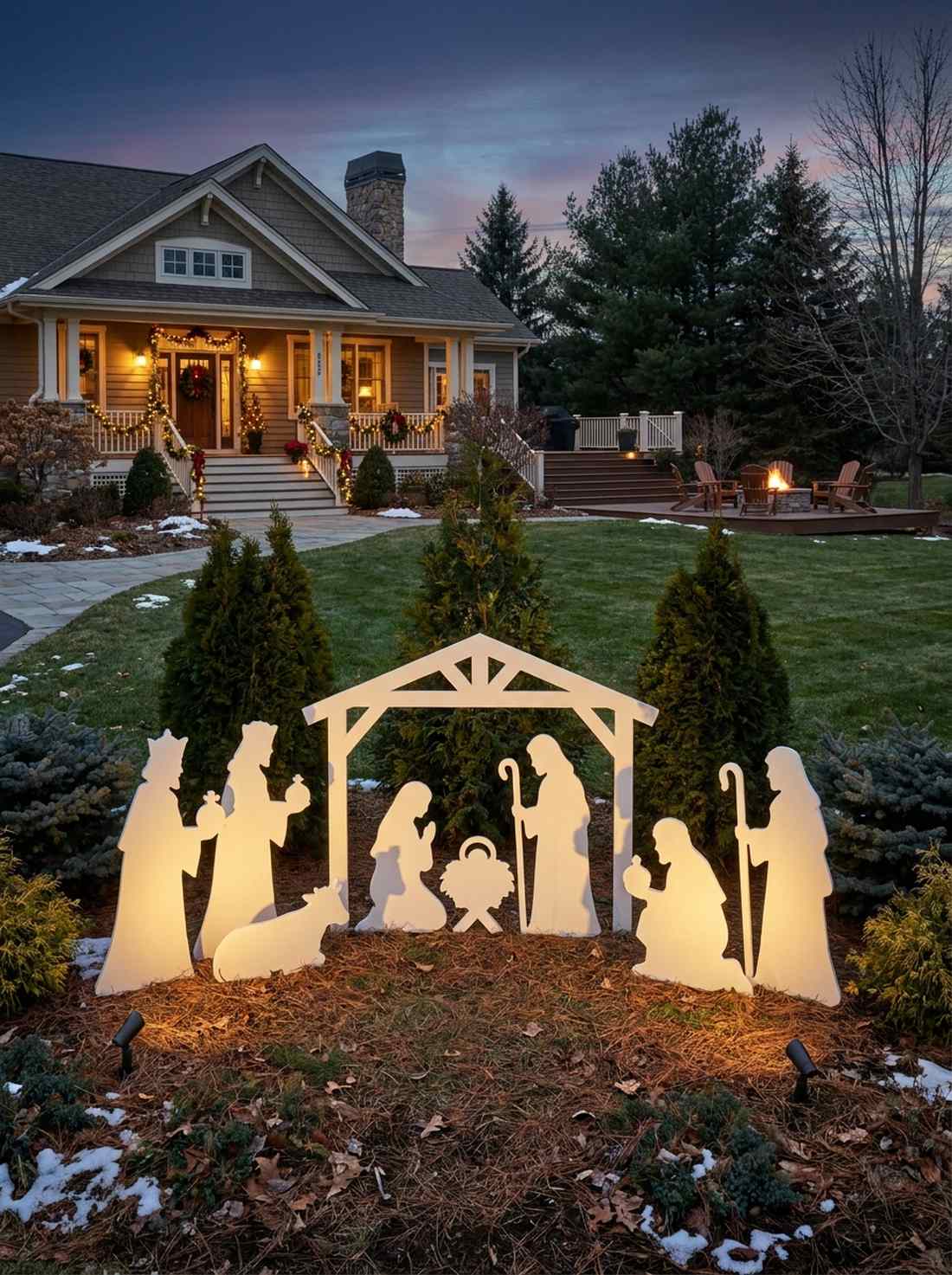 nativity scene installations
