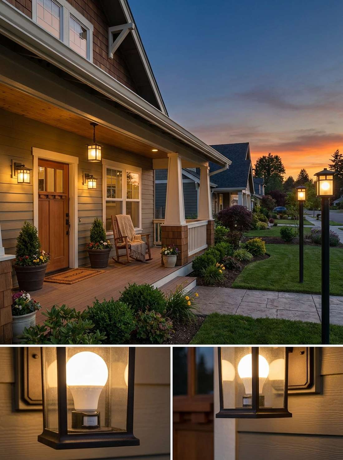 photocell activated dusk to dawn lights