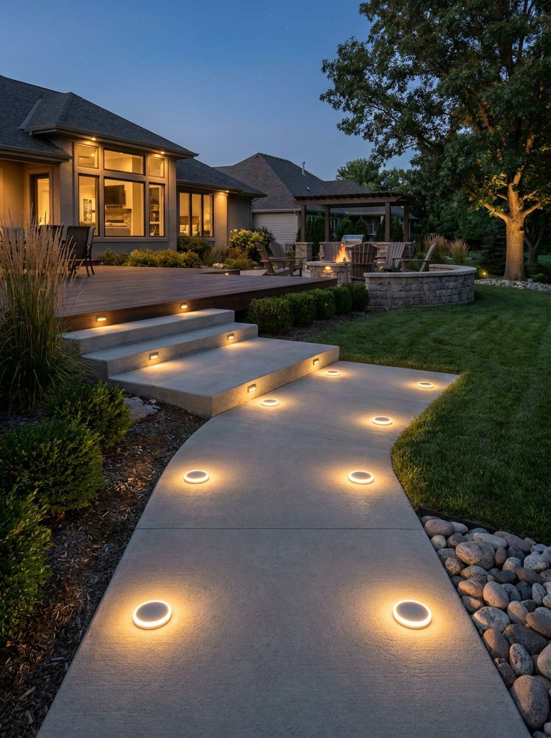 recessed pathway lighting