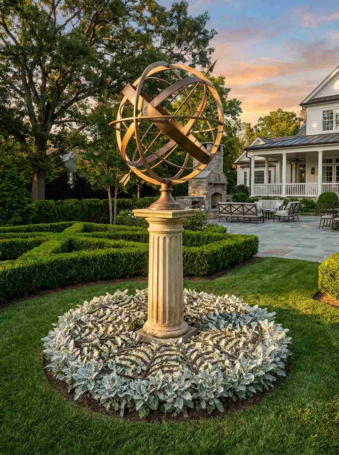 armillary sphere sculptures