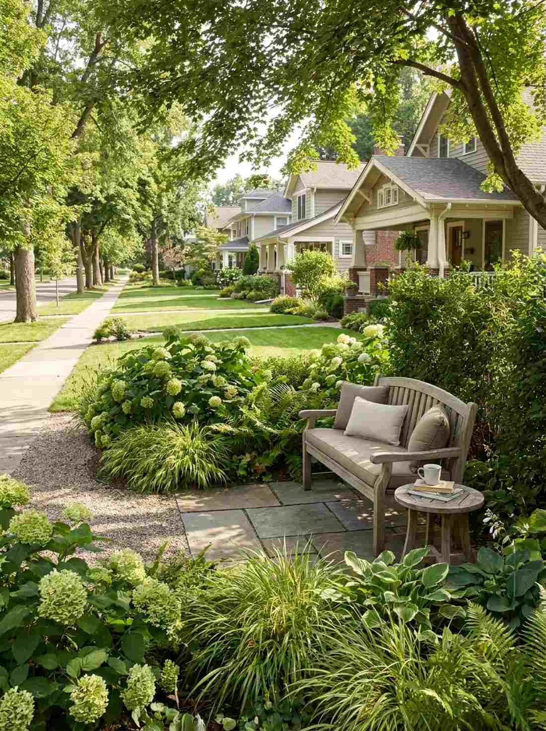 hidden outdoor seating