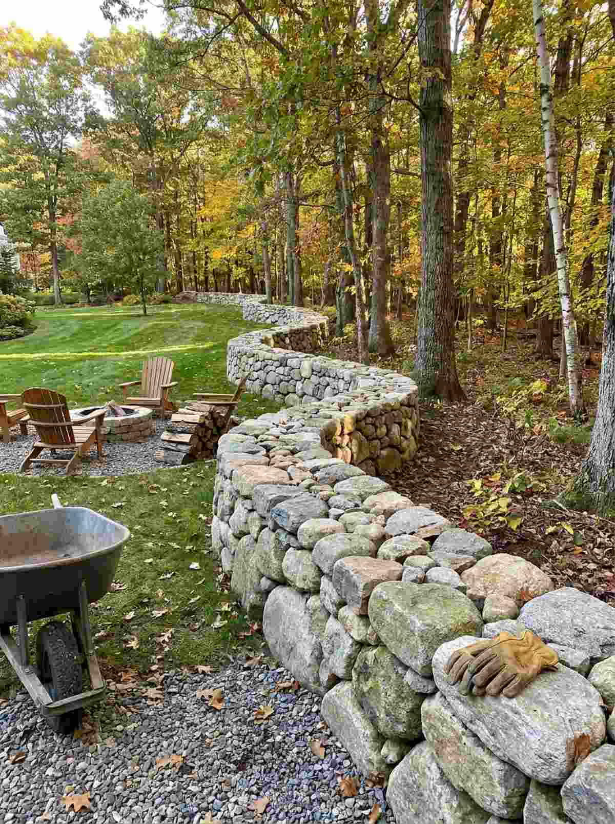 new england fieldstone wall