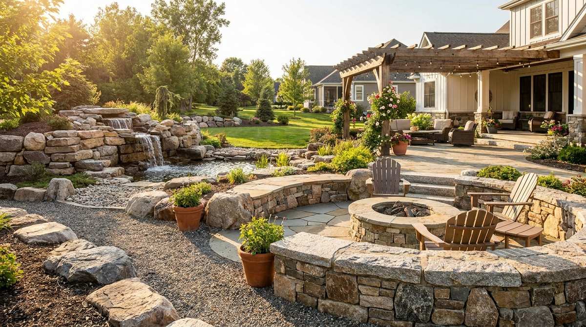 5 garden decor stone vertical