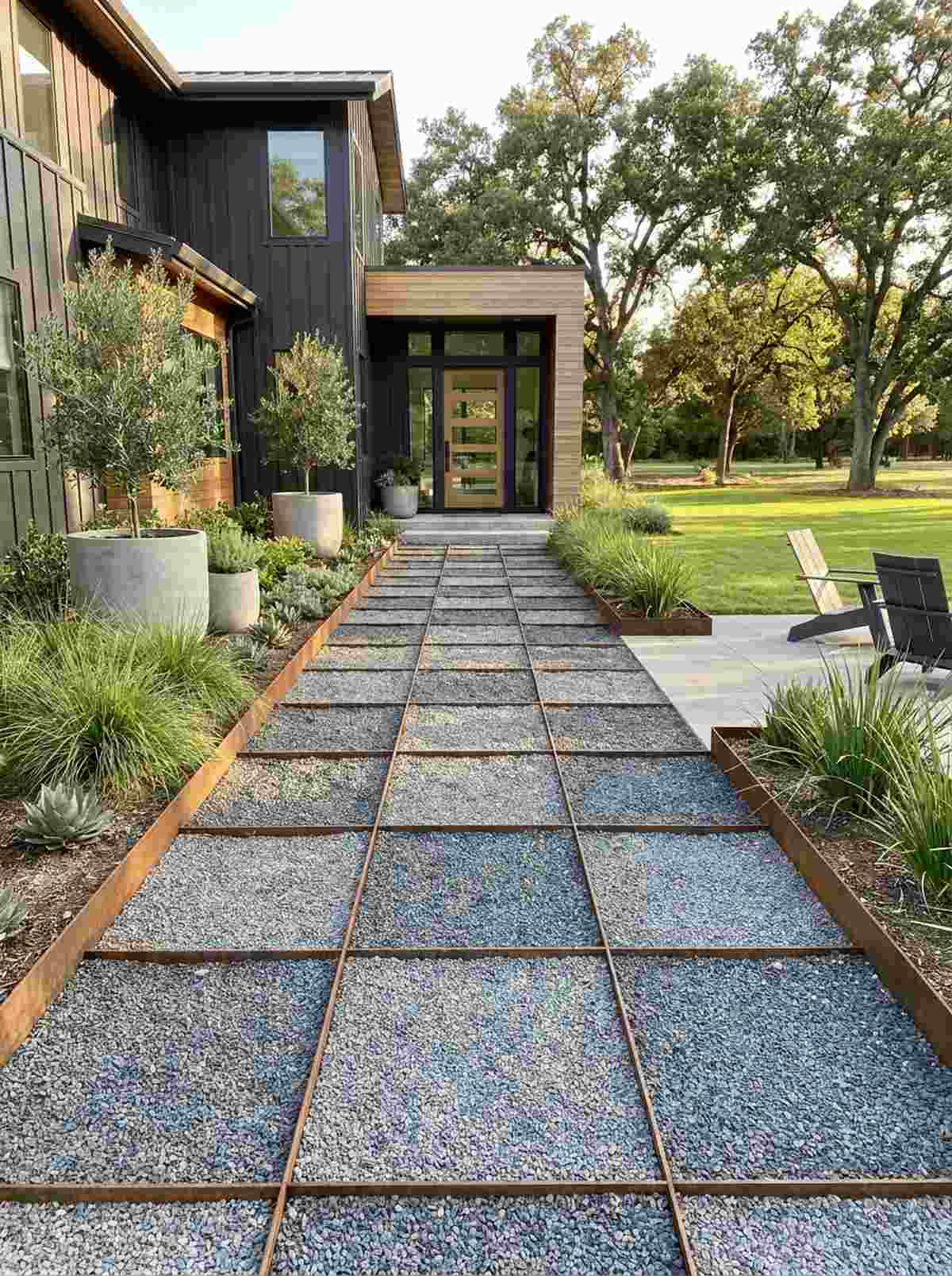 geometric grid pathway