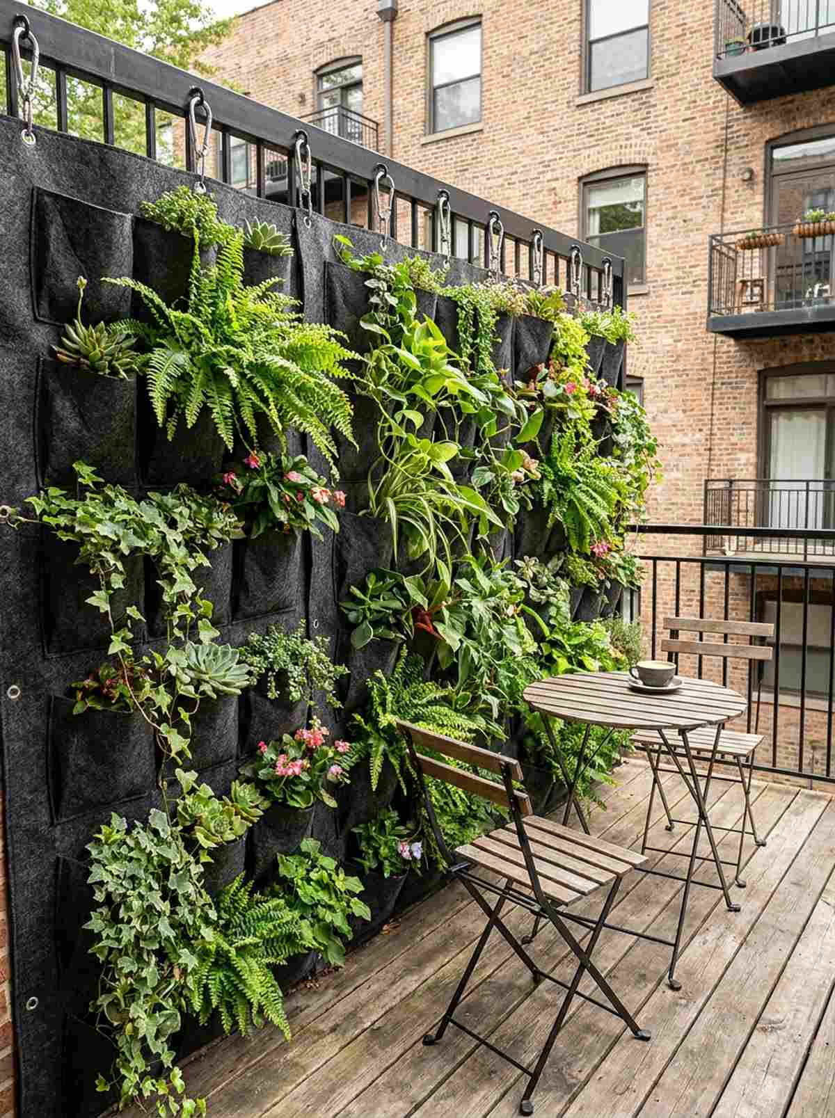 hanging pocket wall