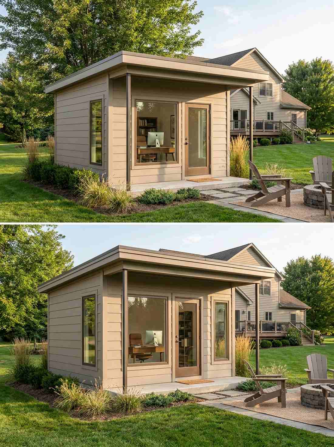 horizontal lap siding office
