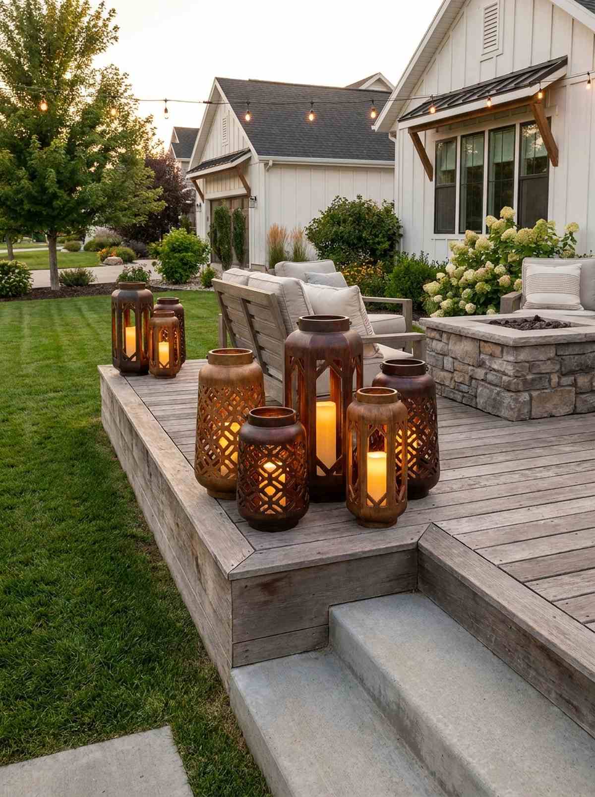 lanterns with led candles