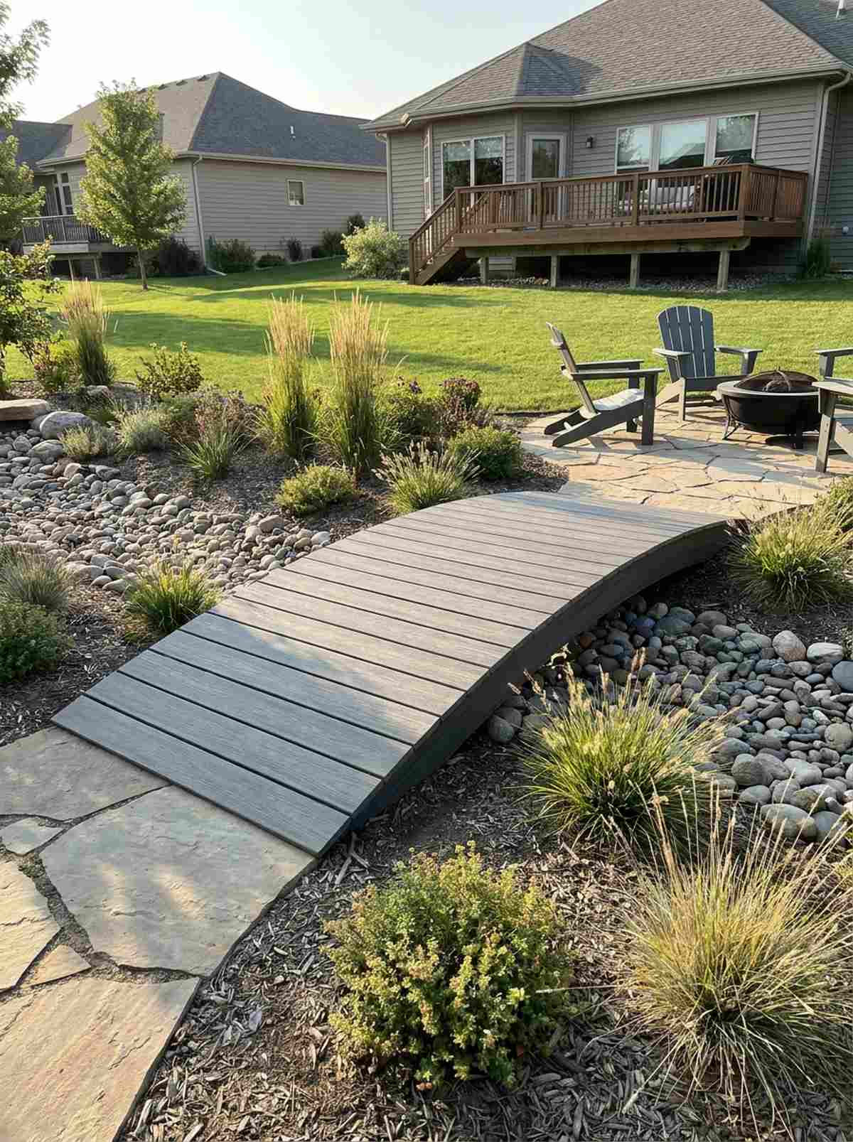low profile arched crossing
