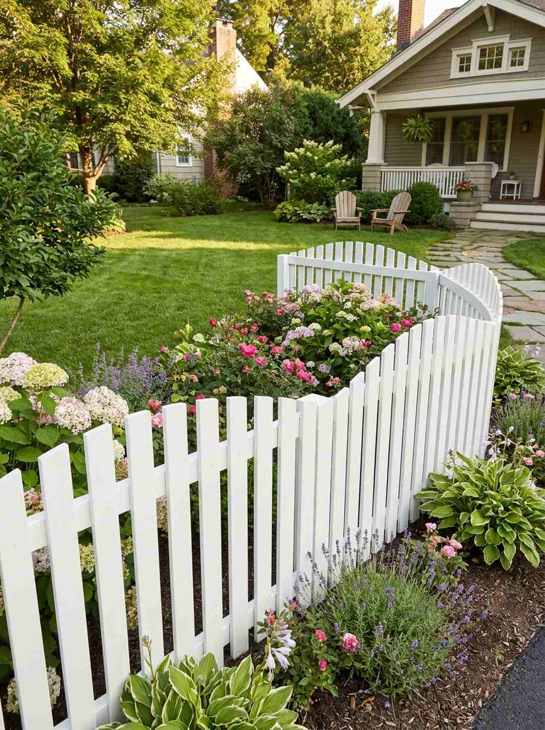 scalloped top vertical picket