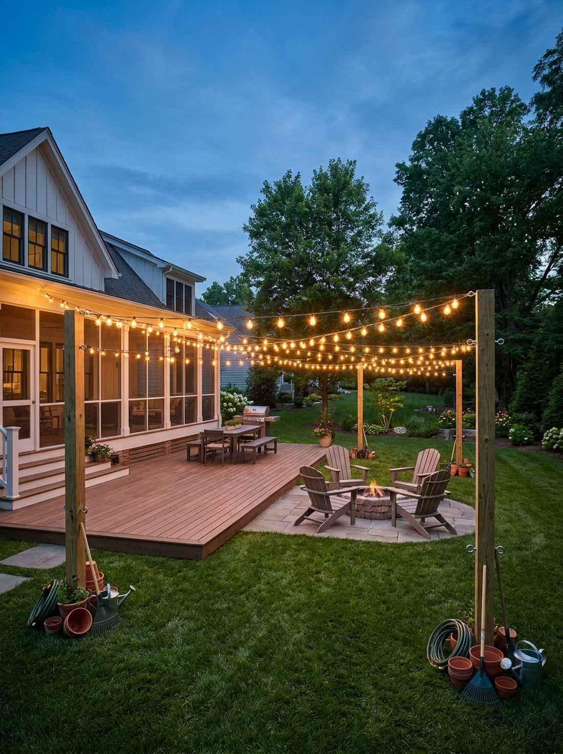 zigzag pattern string installation