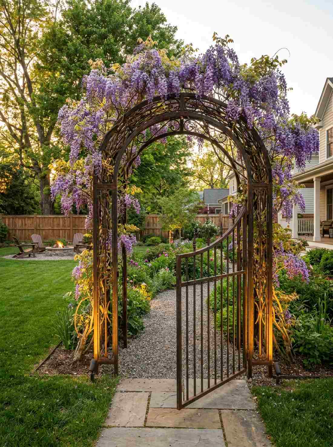 metal arbor gates