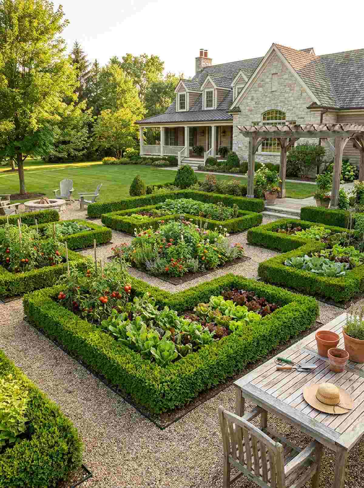 potager ornamental vegetable gardens