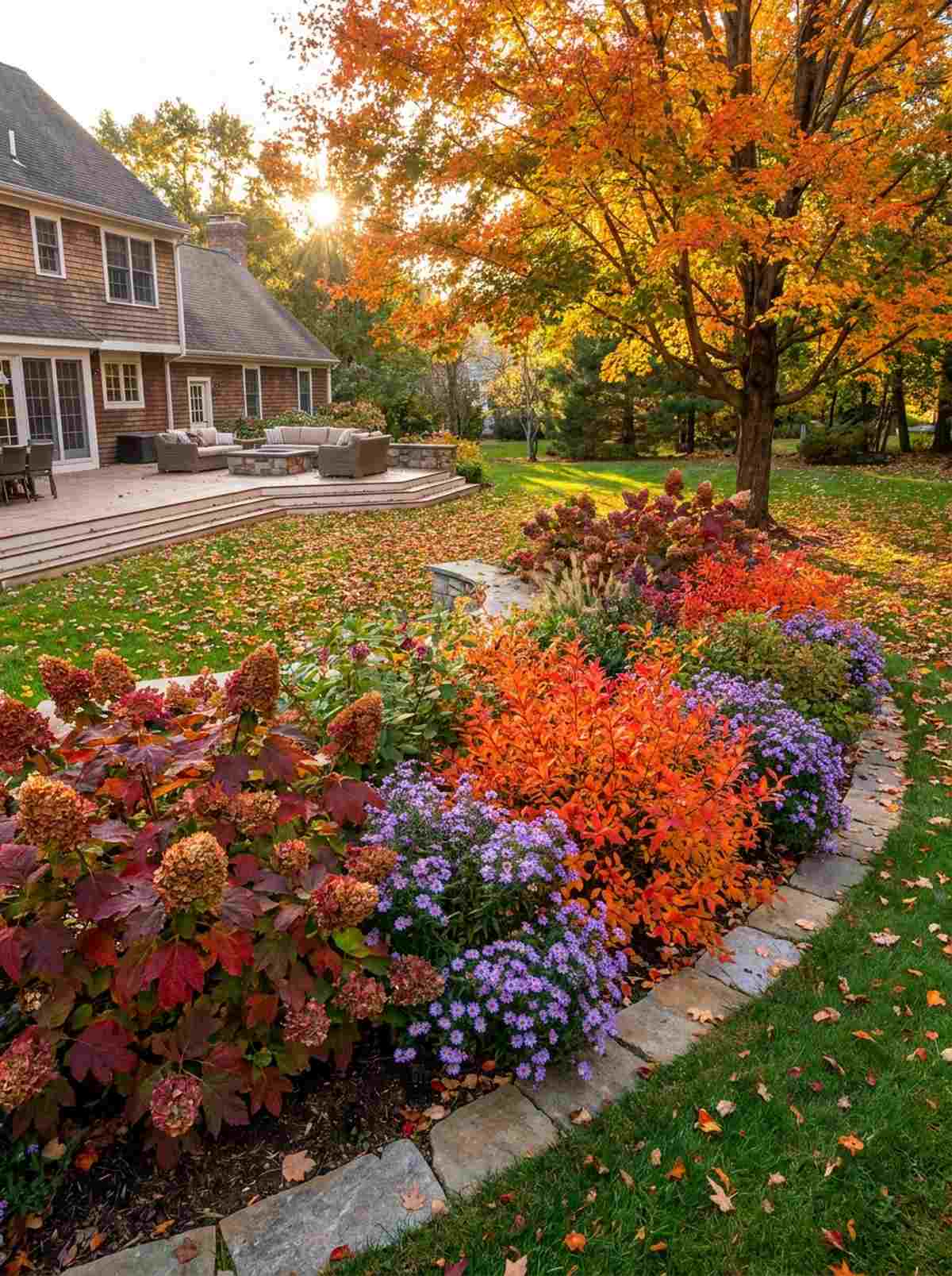 autumn foliage display