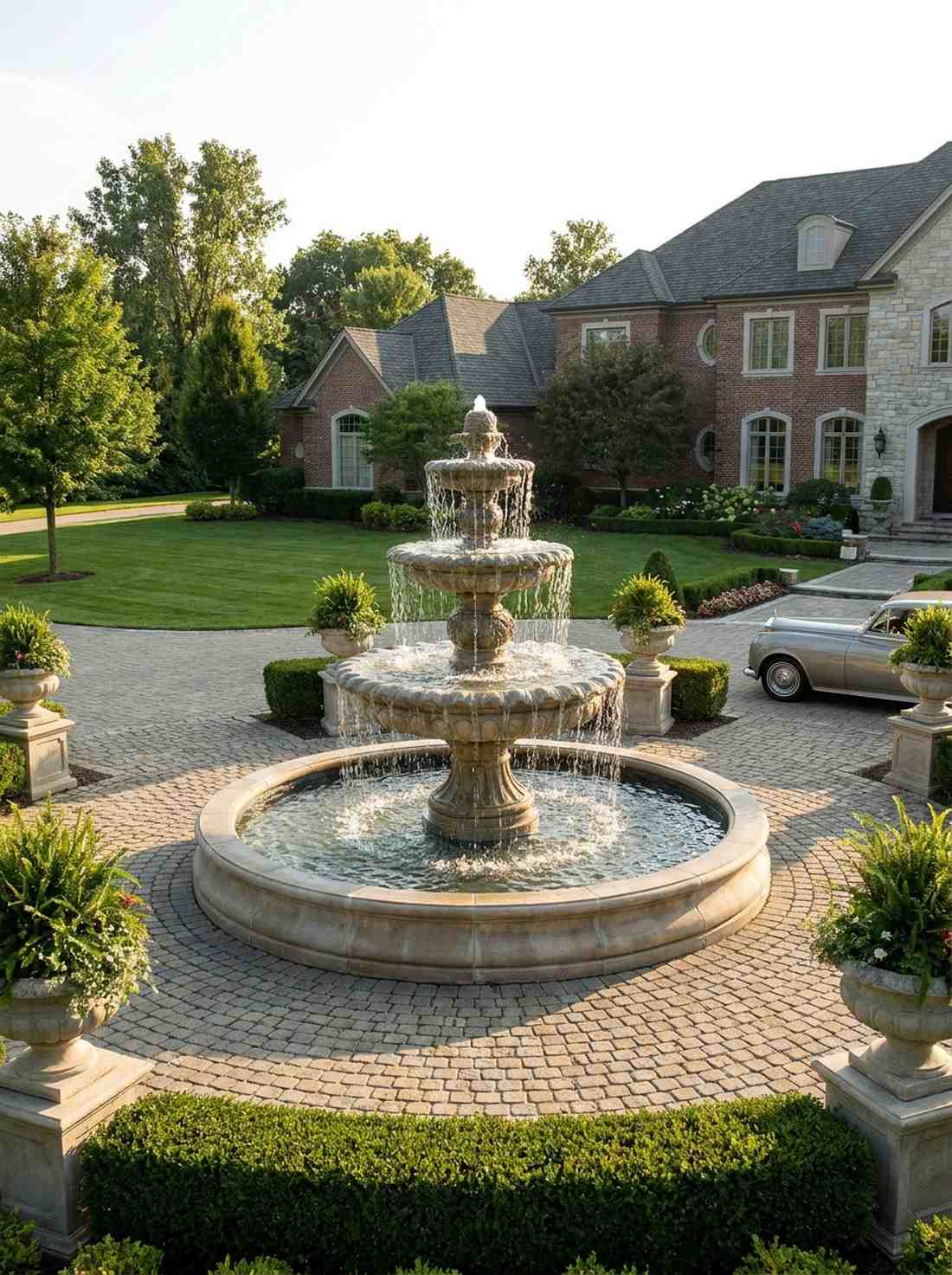 estate fountains