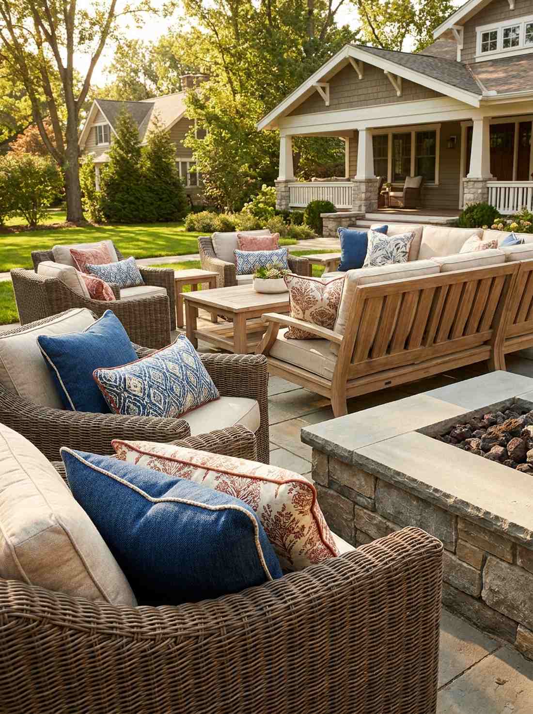 outdoor throw pillows lumbar