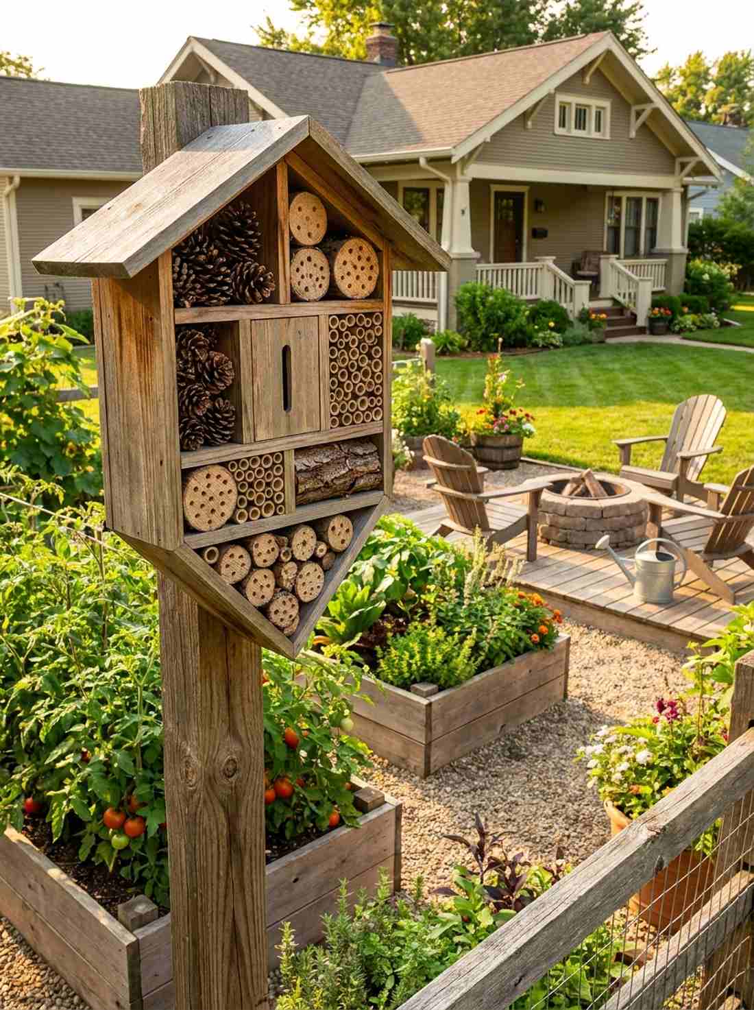 insect hotel installations