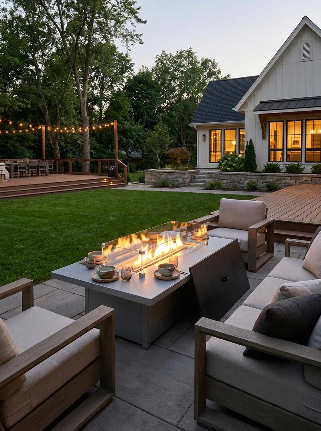 modular fire pit tables
