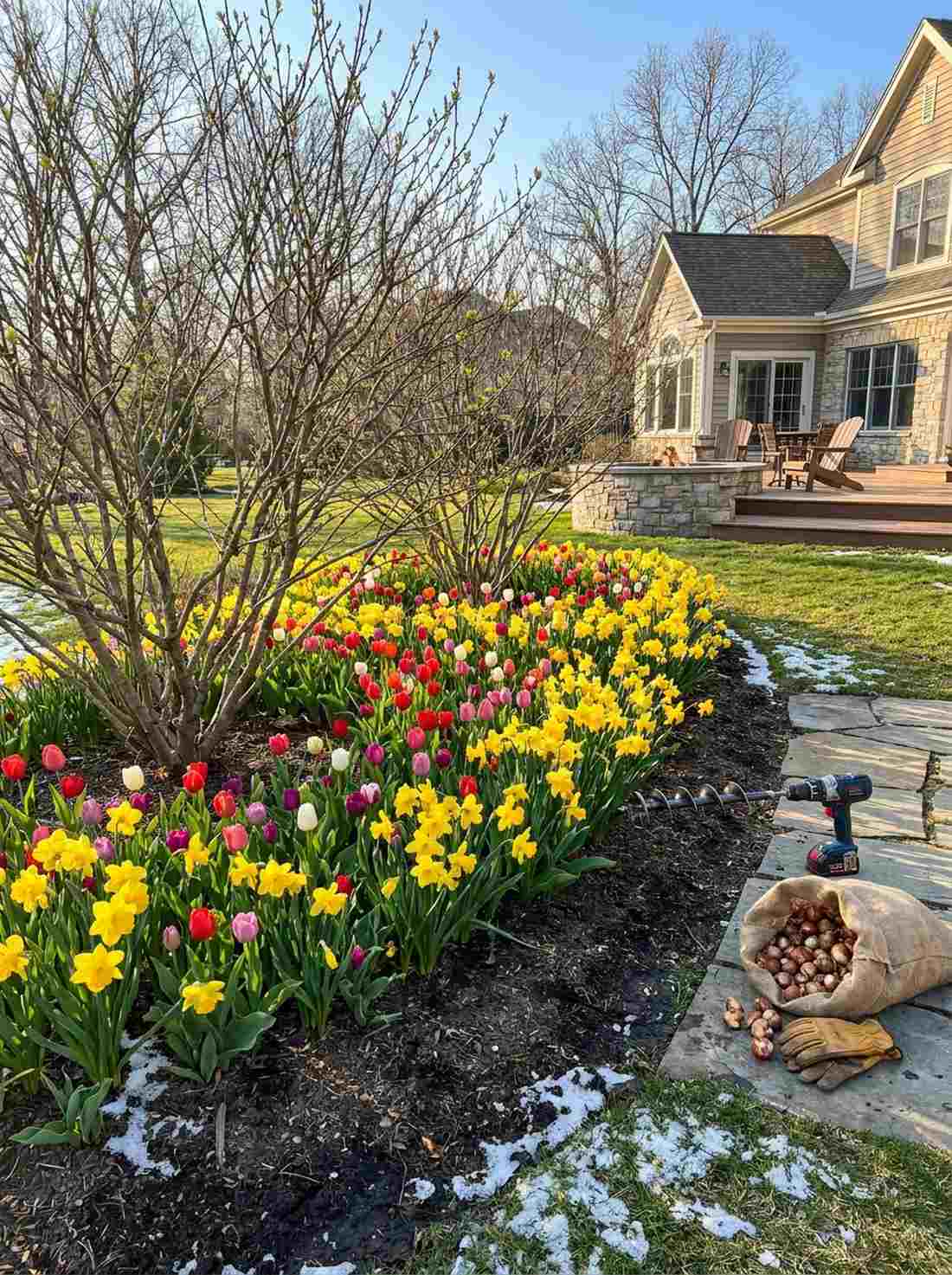 spring bulb underplanting