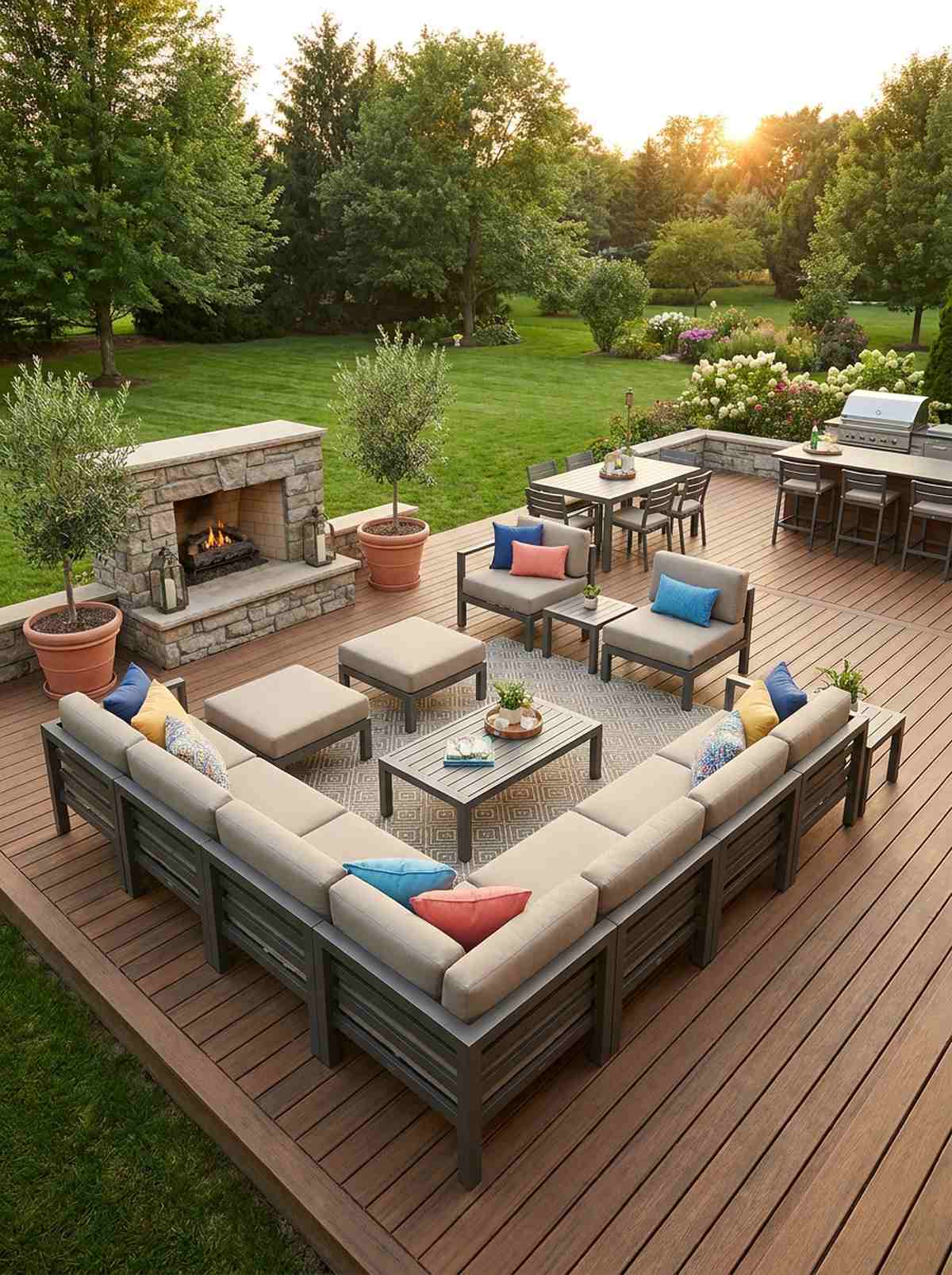 modular luxury sectional dining