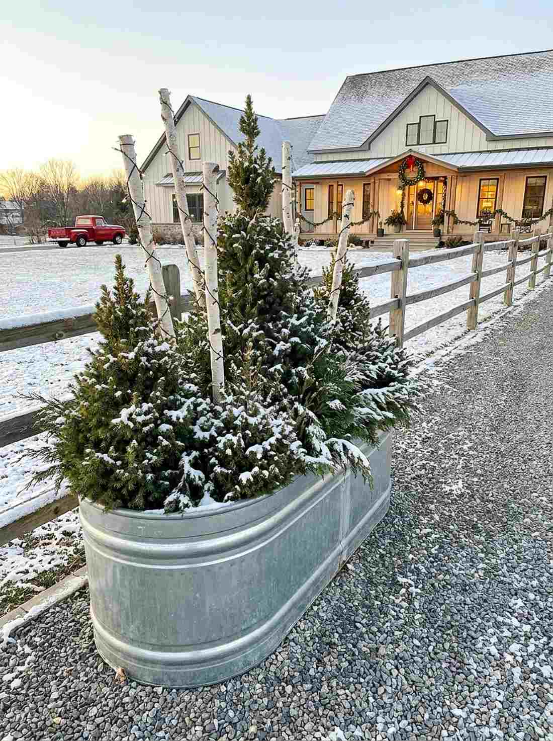 metal washtub container gardens
