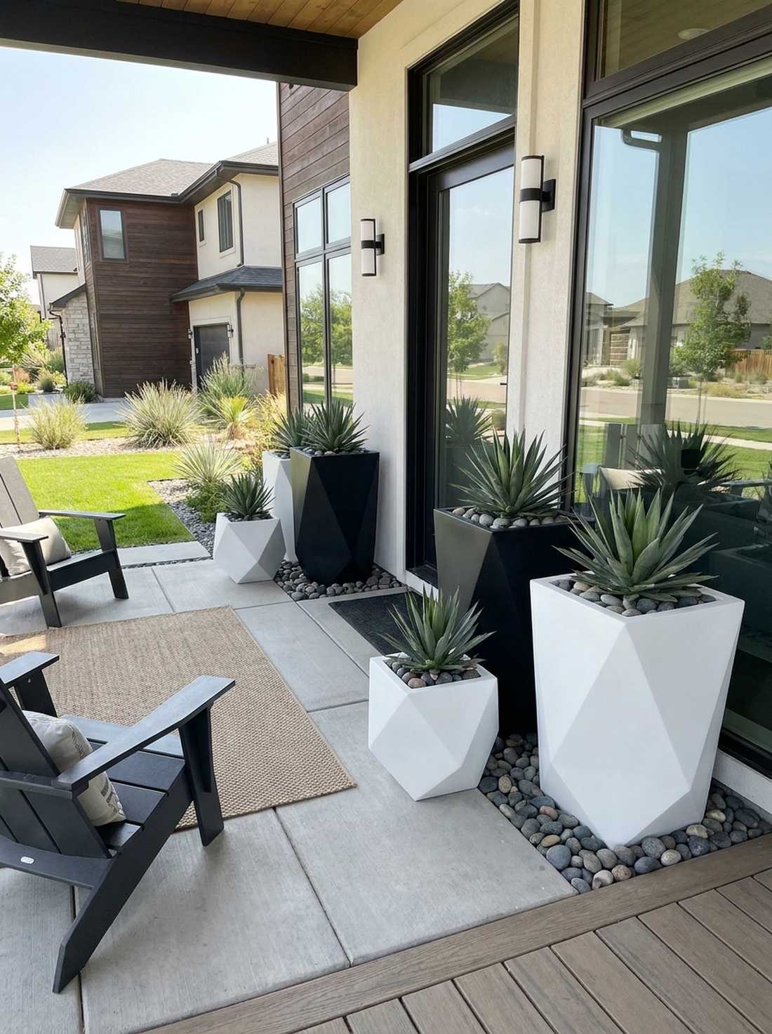 geometric planters