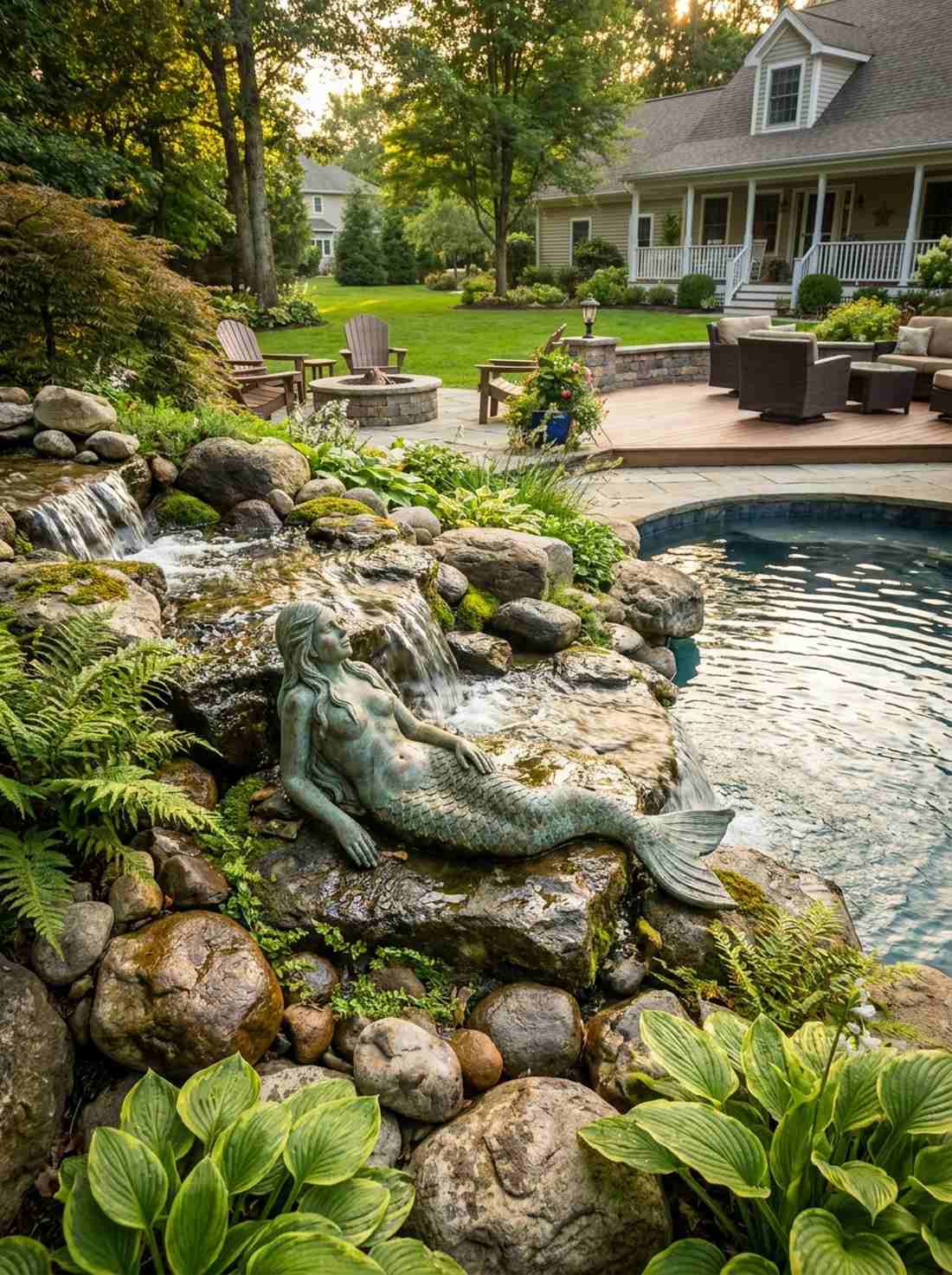 mermaid grotto sculptures