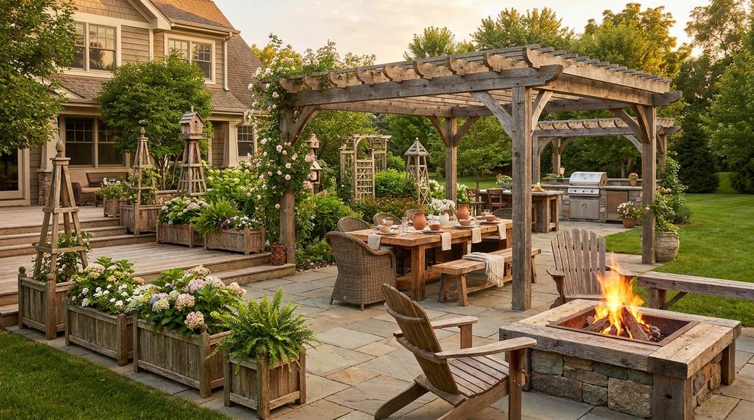 58 outdoor decor rustic vertical