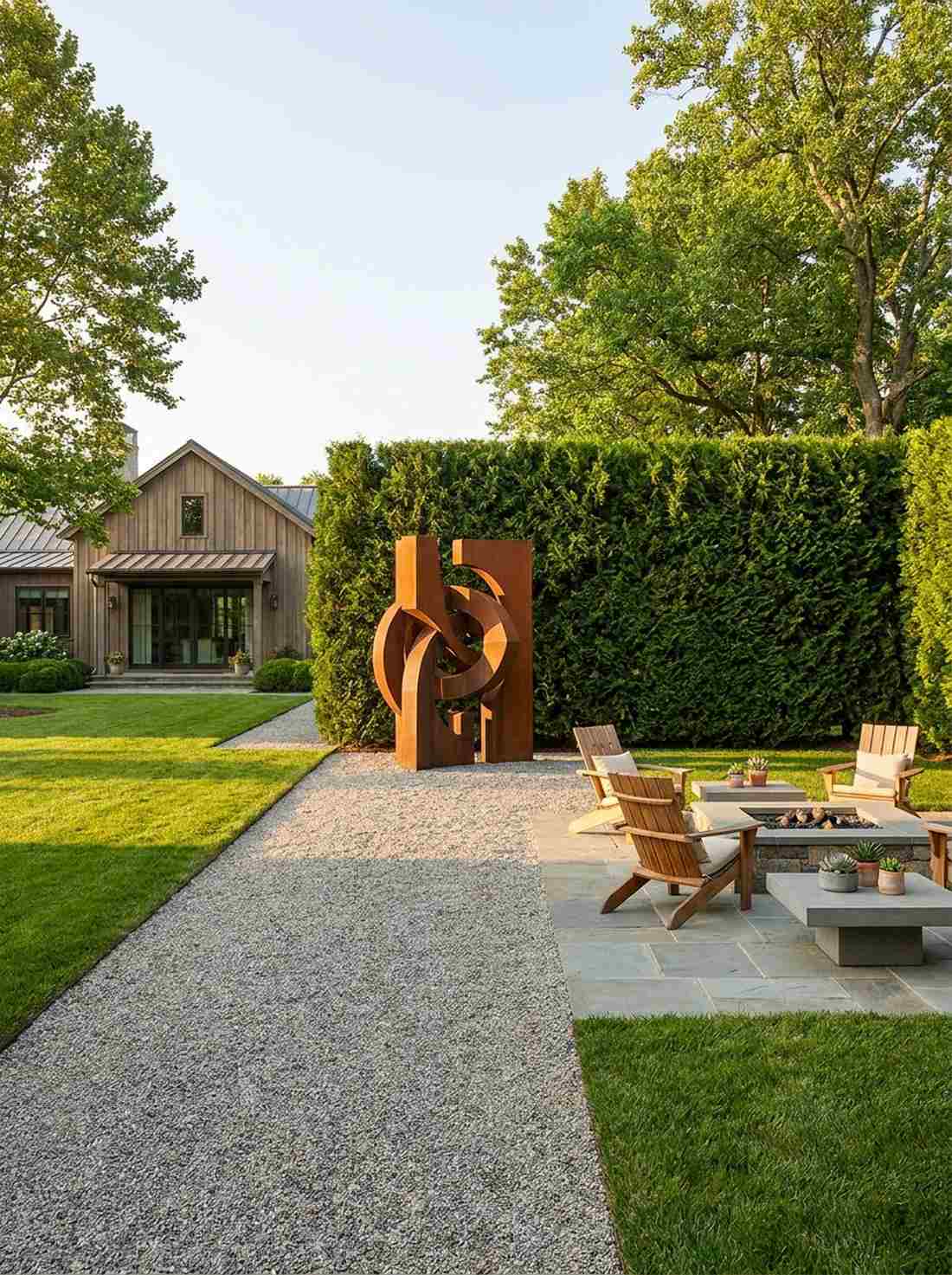 abstract metal sculptures