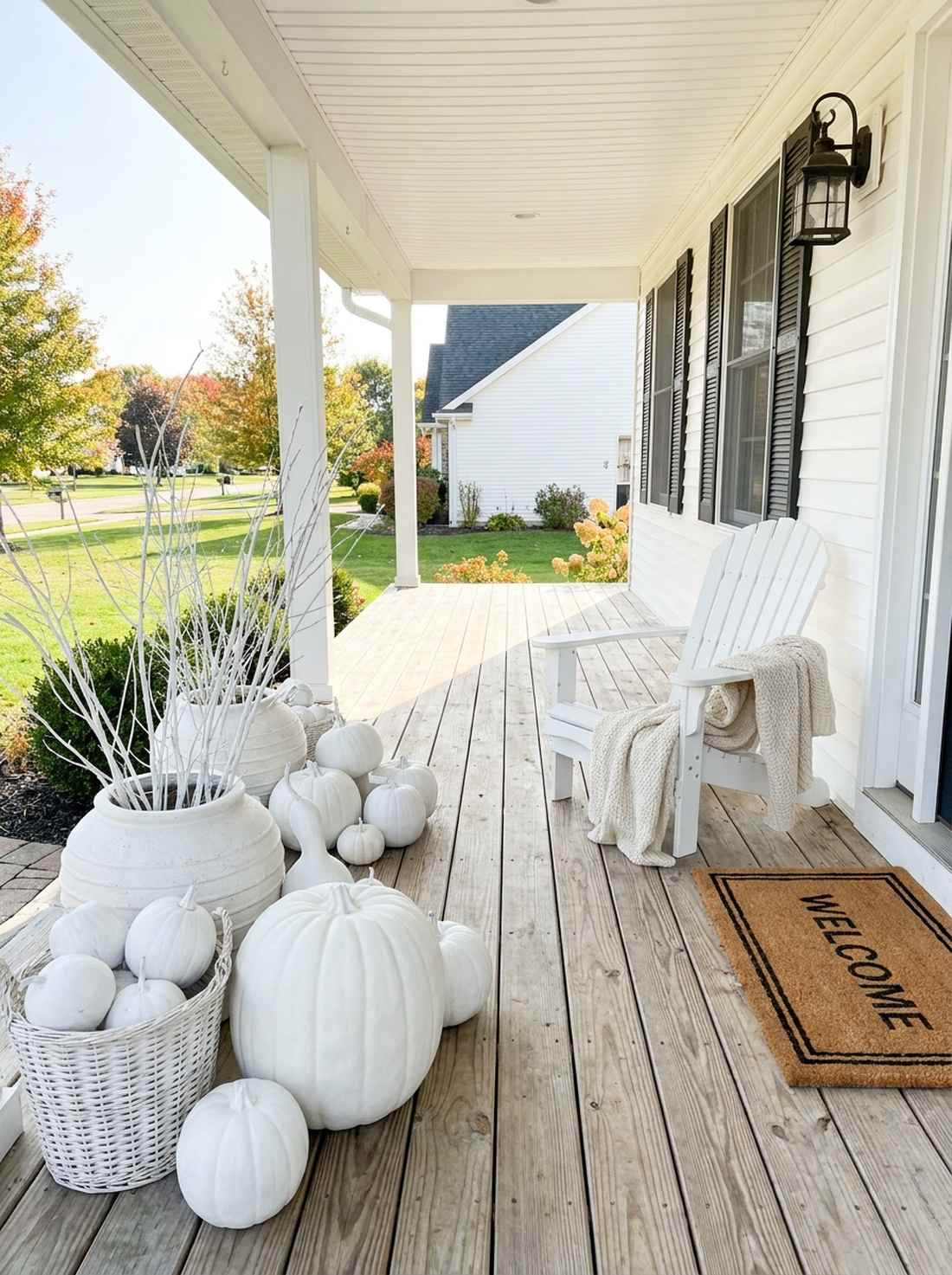 monochromatic white collection