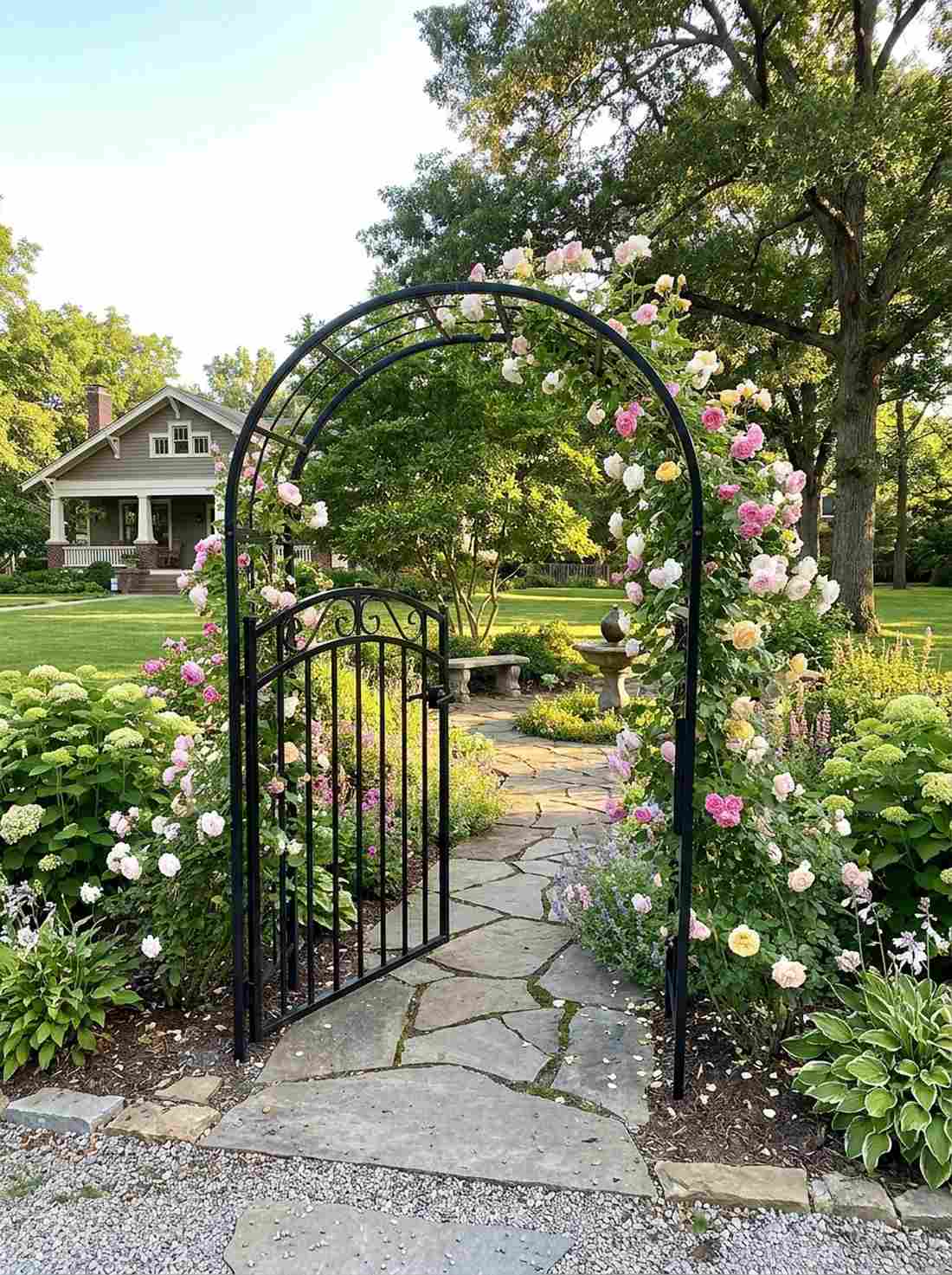 arbor with integrated gate