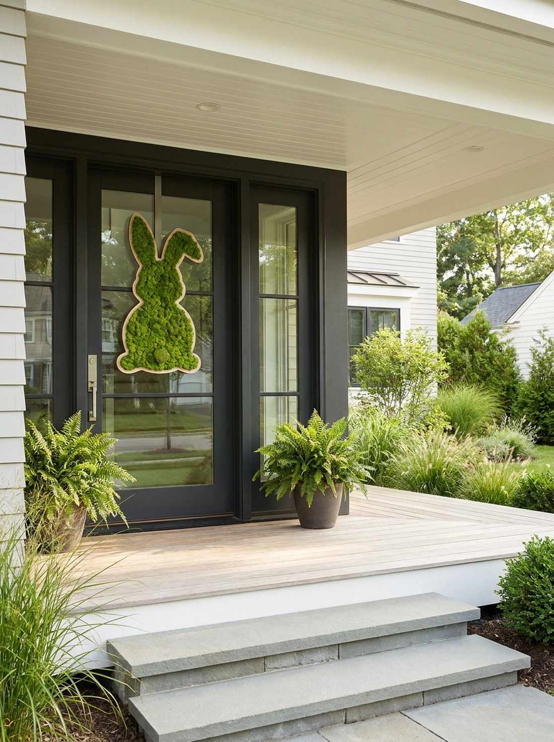 bunny silhouette door hangers