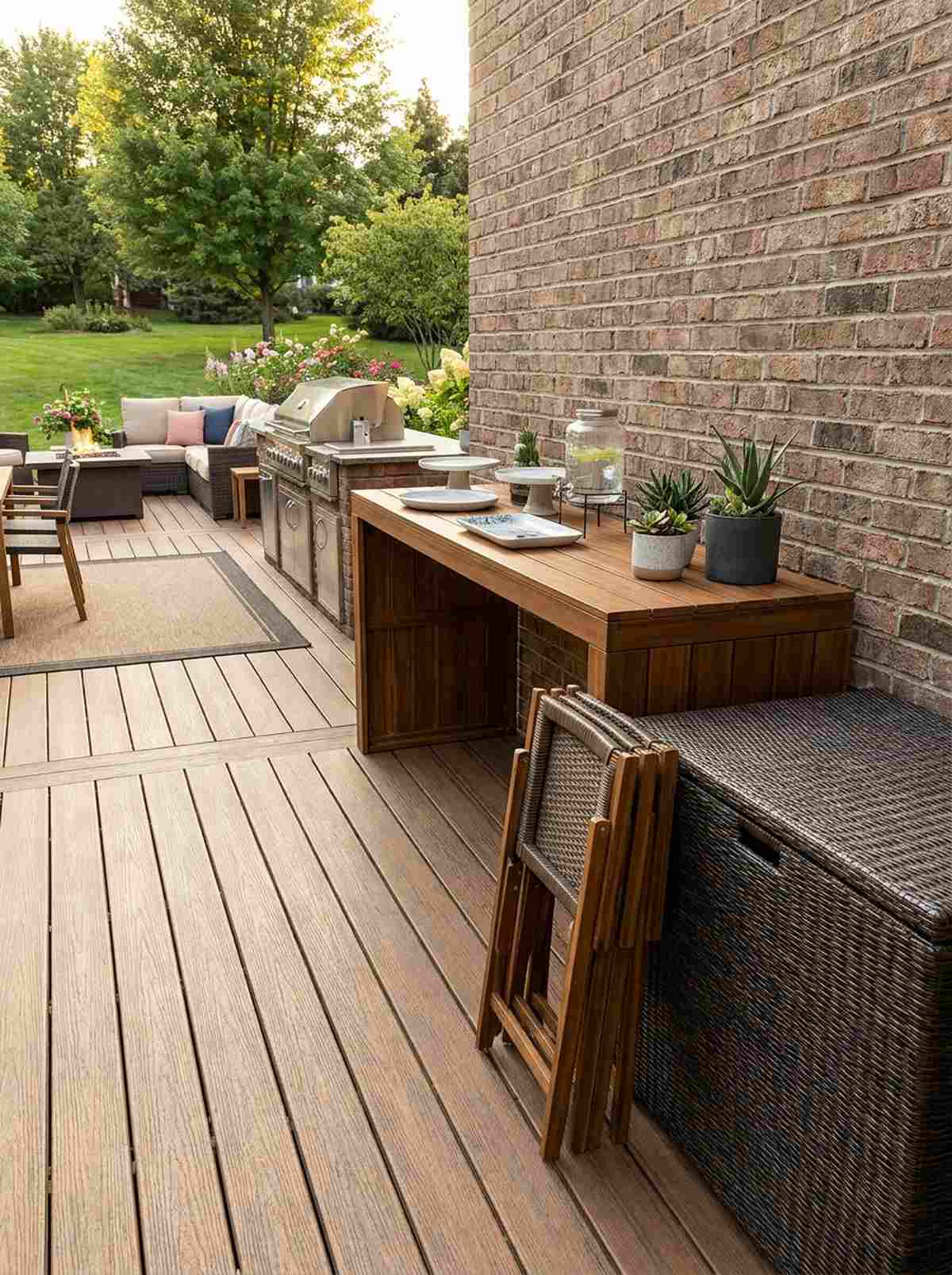 expandable console to dining table