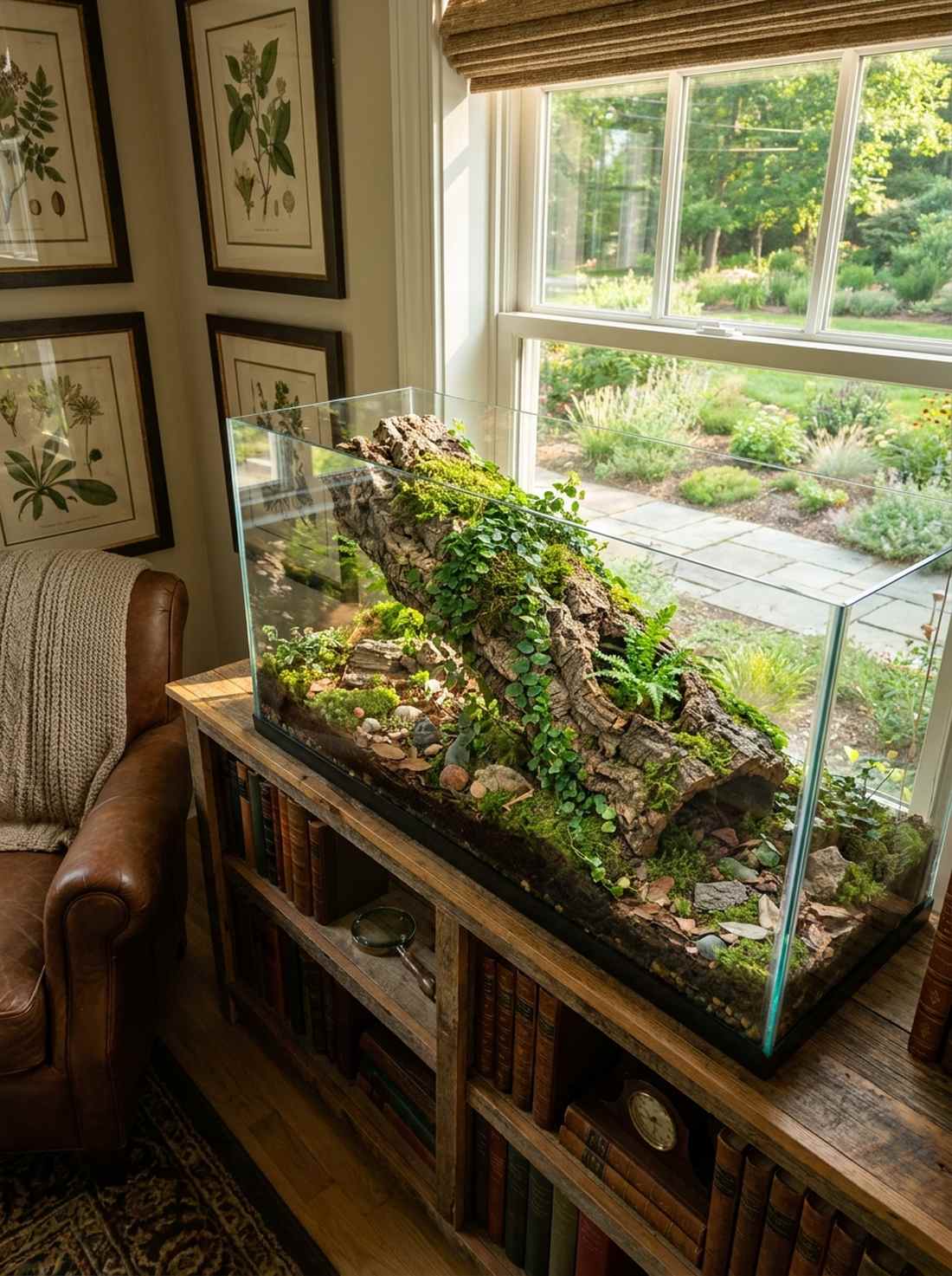 fallen log micro habitat