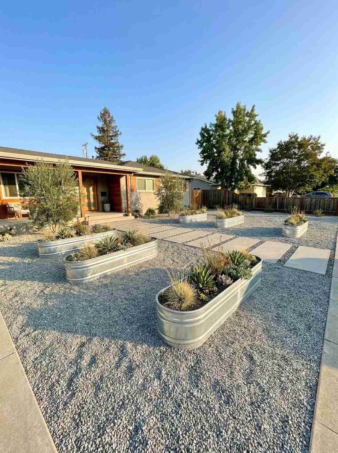 gravel lawn alternative