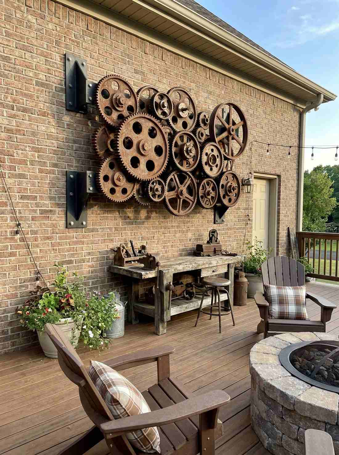 industrial gear and wheel assemblages