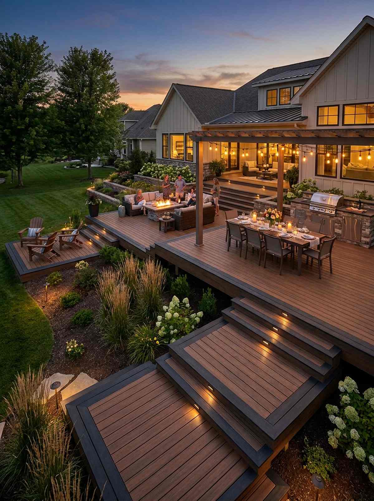 multi level deck platforms