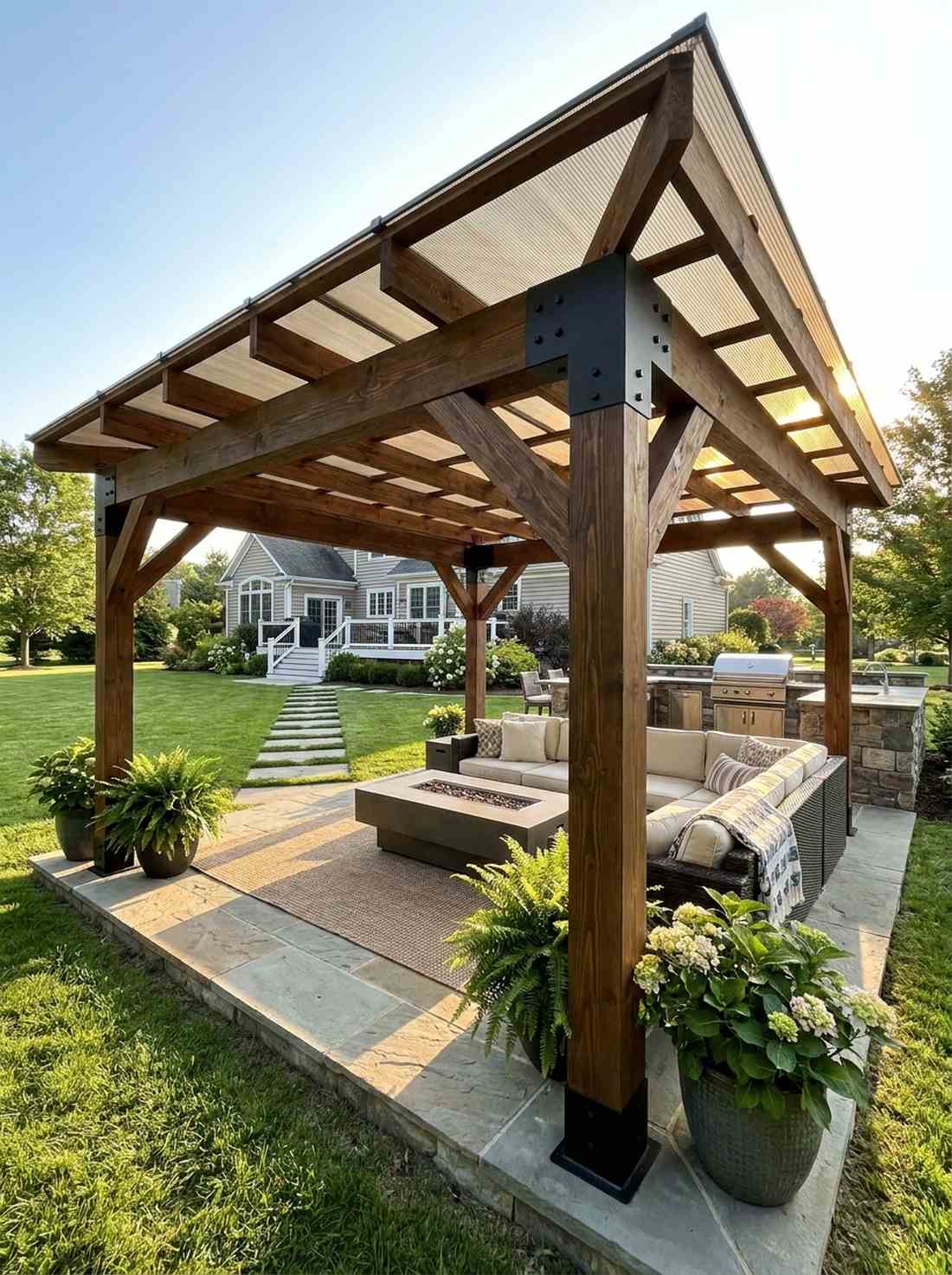 open pavilion structures