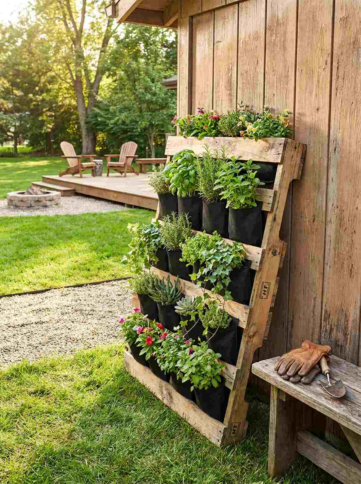 pallet vertical gardens