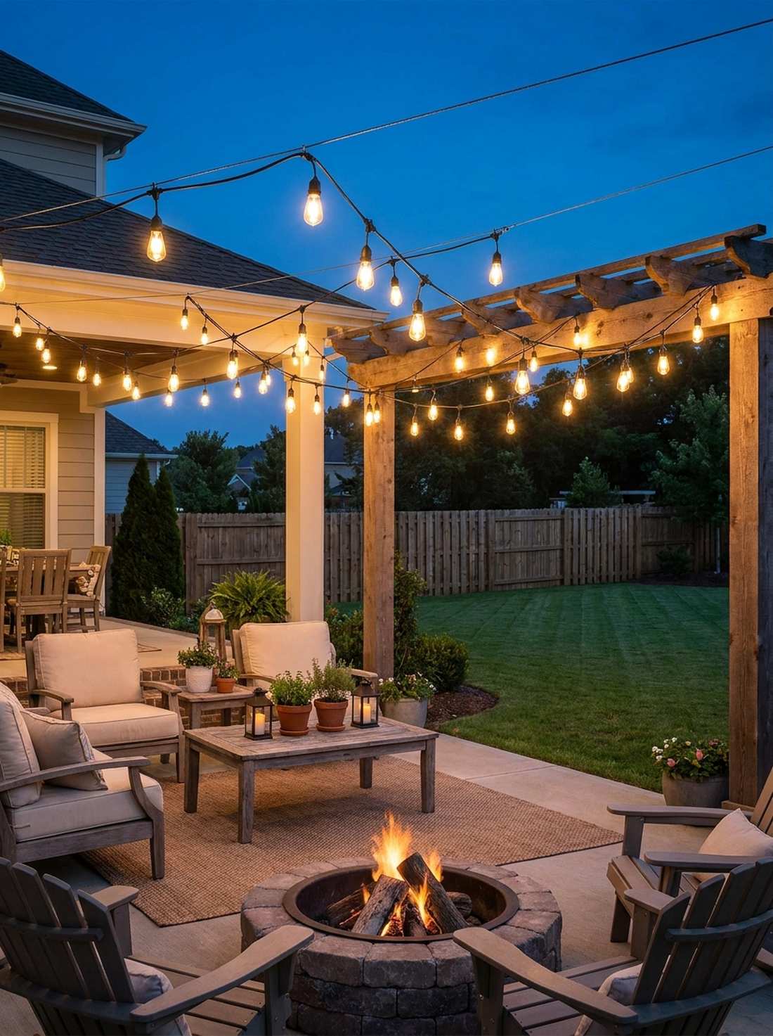 string light canopies