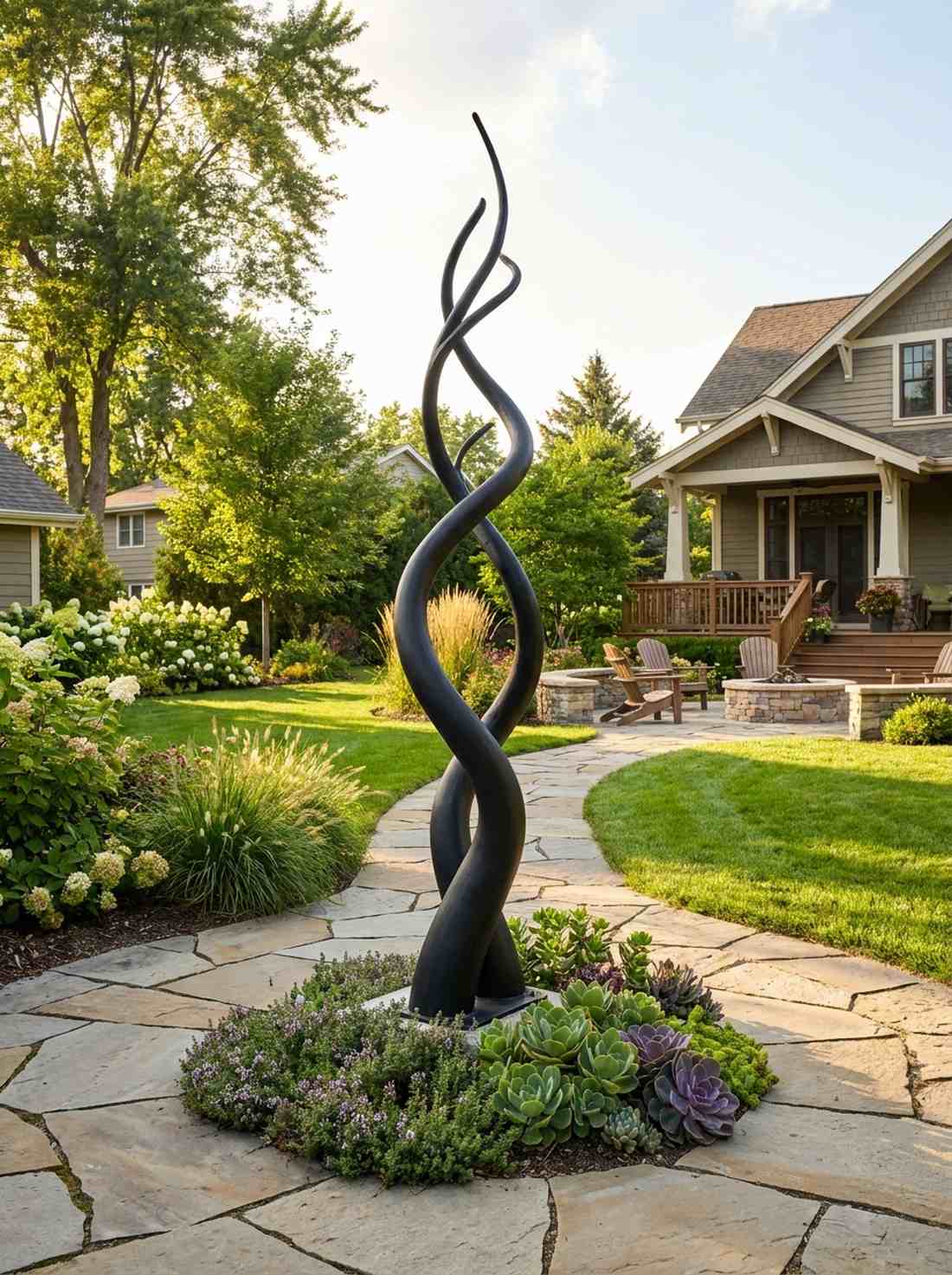 twisted growth spiral